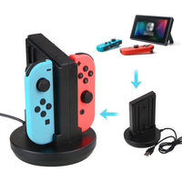 4-Controllers Desktop Charger for Nintendo