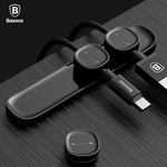 Baseus Magnetic Cable Organizer USB Cable Management Winder Clip Desktop Workstation Wire Cord Protector Cable Holder For iPhone