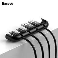 Baseus USB Cable Organizer Management Winder Protector Wire Cord Holder Tempered Film Installation Tool For iPhone XS Max XR X