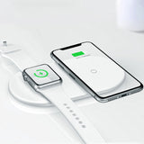 Baseus 2 in 1 Wireless Charger For iPhone X XS Max XR Apple Watch 3 2 Wireless Charging Pad (Not Support For Apple Watch 4)