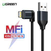 Ugreen For Apple MFi USB Cable For iPhone X Xs Max XR 2.A Lightning Fast USB Charging Data Cable for iPhone 8 7 6S Charger Cord