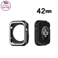 AMZER® Candy Skin Cover - White/ Black for Apple Watch 42mm for Apple Watch Series 1