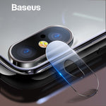 Baseus 0.15mm Tempered Glass Lens Protector For iPhone X Camera Len Glass Film For iPhoneX Back Lens Protection Film 9H Glass